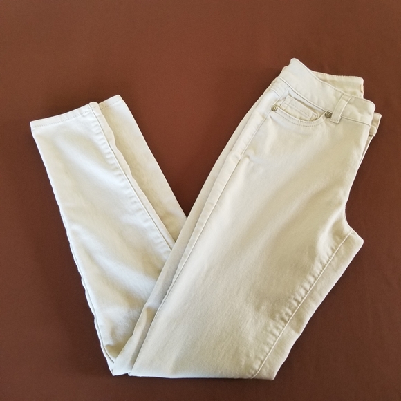 Blue Spice Cream High Waist Skinny Jeggings Size 1 - Picture 5 of 11